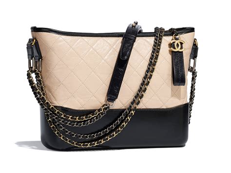 chanel gabrielle bag beige black|The Ultimate Bag Guide: Chanel’s Gabrielle Bag .